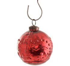Red Round Christmas Hanging